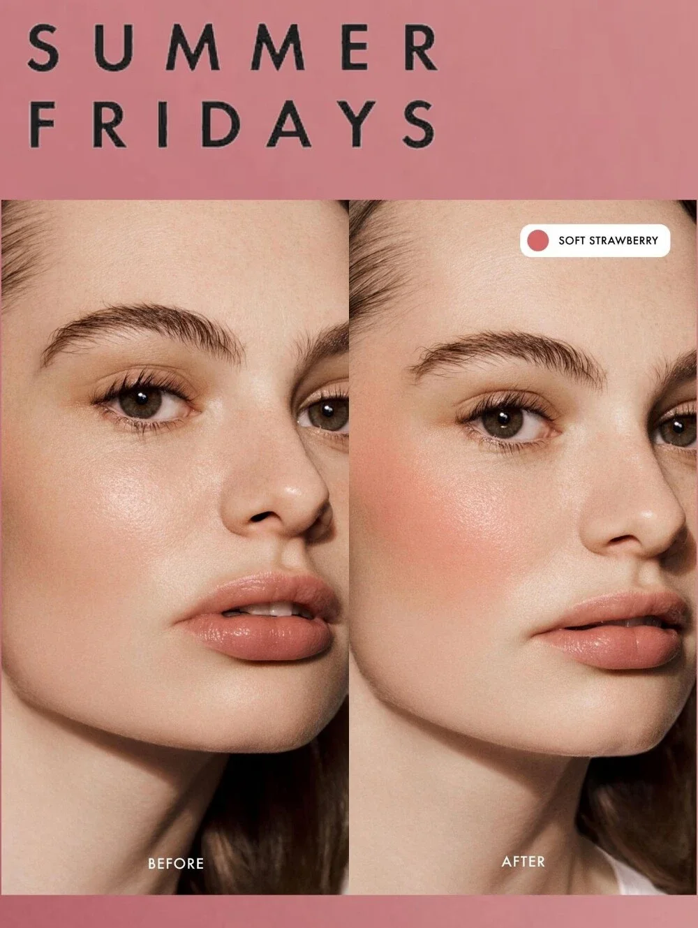 Summer Fridays Cream Blush - Soft Strawberry - Coral Pink - NEW